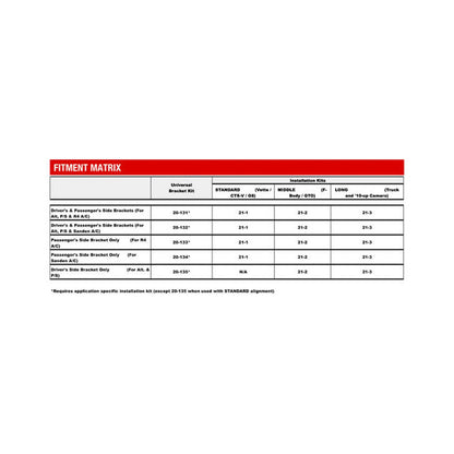 LS High-Mount A/C Accessory Drive Kit Includes SD7 A/C Compressor, Tensioner, & Pulleys- Black Finish Passenger's Side A/C Bracket Includes SD7 A/C Compressor, Tensioner, & Pulleys Holley