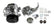 LS High-Mount A/C Accessory Drive Kit Includes SD7 A/C Compressor, Tensioner, & Pulleys- Polished Finish Passenger's Side A/C Bracket Includes SD7 A/C Compressor, Tensioner, & Pulleys Holley