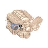 LS High-Mount A/C Accessory Drive Kit Includes SD7 A/C Compressor, Tensioner, & Pulleys Passenger's Side A/C Bracket Includes SD7 A/C Compressor, Tensioner, & Pulleys Holley