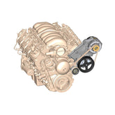 LS/LT High-Mount Alternator & Power Steering Pump Accessory Drive Kit Driver's Side Bracket Includes Alternator, Power Steering Pump & Pulleys Holley
