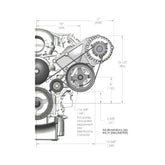 LS/LT High-Mount Alternator & Power Steering Pump Accessory Drive Kit Driver's Side Bracket Includes Alternator, Power Steering Pump & Pulleys Holley
