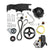Low-Mount LS Drive System (alt, P/S W/o A/C) Driver's Side- Black Finish Low-Mount LS Drive System (alt, P/S W/o A/C) Driver's Side Holley