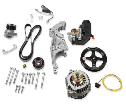 Low-Mount LS Drive System (alt, P/S W/o A/C) Driver's Side Holley