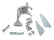 Low-Mount LS Accessory Drive Bracket Passenger's Side A/C Bracket Low-Mount LS Accessory Drive Bracket Passenger's Side A/C Bracket Use W/ Sanden SD7 Compressor Only Holley