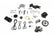Low-Mount LS Complete Accessory Drive System (alt, P/S & A/C) Black Finish Includes SD7 A/C Compressor, Alternator, P/S Pump, Tensioner, Belt, & Pulleys Holley