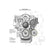 Low-Mount LS Complete Accessory Drive System (alt, P/S & A/C) Polished Finish Includes SD7 A/C Compressor, Alternator, P/S Pump, Tensioner, Belt, & Pulleys Holley
