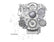 Low-Mount LS Complete Accessory Drive System (alt, P/S & A/C) Polished Finish Includes SD7 A/C Compressor, Alternator, P/S Pump, Tensioner, Belt, & Pulleys Holley