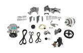 Low-Mount LS Complete Accessory Drive System (alt, P/S & A/C) Includes SD7 A/C Compressor, Alternator, P/S Pump, Tensioner, Belt, & Pulleys Holley