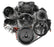 Premium Mid-Mount Complete Accessory System LS Engine Drive Includes SD7 A/C Compressor, Alternator, P/S Pump, Tensioner, SFI Certified Damper W/hard Anodized Billet Crank Pulley, Belt, & Pulleys Holley