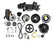 Premium Mid-Mount Race Accessory System-Black Finish LS Engine Drive Includes Alternator, P/S Pump, Tensioner, SFI Certified Damper W/hard Anodized Billet Crank Pulley, Belt, & Pulleys Holley