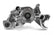 Mid-Mount Race Accessory System- Polished Finish LS Engine Drive Includes Alternator, P/S Pump, Tensioner, Crank Damper, Belt, & Pulleys Holley