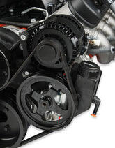 Premium Black Mid-Mount LS7 Complete Accessory System Dry Sump LS7 Engine Drive Includes SD7 A/C Compressor, Alternator, P/S Pump, Tensioner, SFI Certified Damper W/hard Anodized Billet Crank Pulley, Belt, & Pulleys Fits Dry Sump Engines Holley