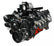 Premium Mid-Mount Complete Accessory System SFI Certified Damper Black Complete GM Gen V LT Accessory Drive System W/ Alt, P/S, A/C, Water Pump, SFI Certified Damper W/hard Anodized Billet Crank Pulley, Belts, and Crankshaft Damper Holley