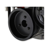 Premium Mid-Mount Complete Accessory System Gen V LT Engines SFI Certified Damper Natural Complete GM Gen V LT Accessory Drive System W/ Alt, P/S, A/C, Water Pump W/hard Anodized Billet Crank Pulley, Belts, and Crankshaft Damper Holley