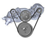 Premium Mid-Mount Race Accessory System Polished Finish Fits Gen V LT Engine Includes Alternator, P/S Pump, Tensioner, SFI Certified Damper W/hard Anodized Billet Crank Pulley, Belt, & Pulleys Holley