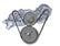 Premium Mid-Mount Race Accessory System Polished Finish Fits Gen V LT Engine Includes Alternator, P/S Pump, Tensioner, SFI Certified Damper W/hard Anodized Billet Crank Pulley, Belt, & Pulleys Holley