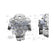 Mid-Mount Complete Accessory Drive System Gen V LT Engines Standard Damper Black Complete GM Gen V LT Accessory Drive System W/ Alt, P/S, A/C, Water Pump, Belts, and Crankshaft Damper Holley