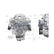 Mid-Mount Complete Accessory Drive System Gen V LT Engines Standard Damper Natural Complete GM Gen V LT Accessory Drive System W/ Alt, P/S, A/C, Water Pump, Belts, and Crankshaft Damper Holley
