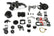 Premium Mid-Mount Complete Accessory System GM Gen V LT4 Wet Sump Engines- Black Finish Complete GM Gen V LT4 Accessory Drive System W/ Alt, P/S, A/C, Water Pump, Belts, and Hardware Holley