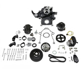 Black Mid-Mount Complete Accessory System Gen III Hemi Engine Non VVT Fits 2003-2008 5.7L & 2005-2010 6.1L Engines -Black Finish Factory Style Damper Holley