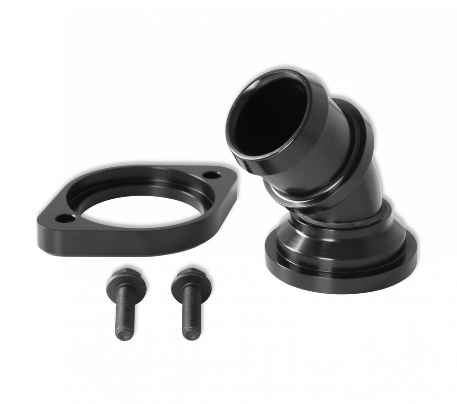 Black Mid-Mount Complete Accessory System Gen III Hemi Engine Non VVT Fits 2003-2008 5.7L & 2005-2010 6.1L Engines -Black Finish Factory Style Damper Holley