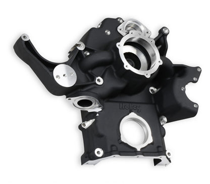 Black Mid-Mount Complete Accessory System Gen III Hemi Engine Non VVT Fits 2003-2008 5.7L & 2005-2010 6.1L Engines -Black Finish Factory Style Damper Holley