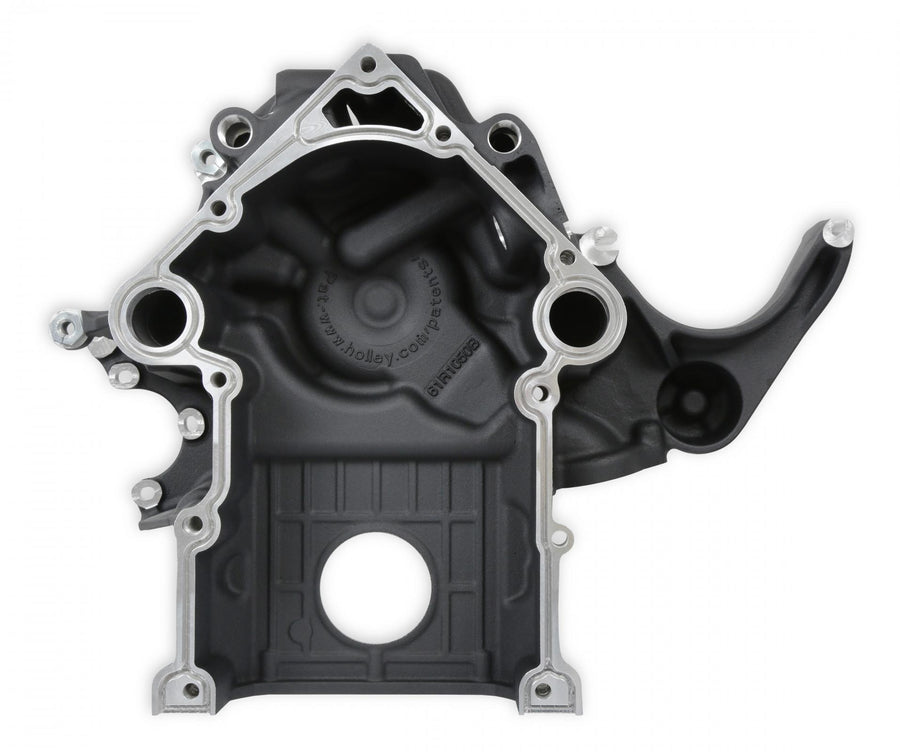 Black Mid-Mount Complete Accessory System Gen III Hemi Engine Non VVT Fits 2003-2008 5.7L & 2005-2010 6.1L Engines -Black Finish Factory Style Damper Holley