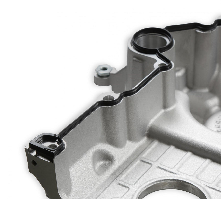 Mid-Mount Complete Accessory System Gen III Hemi Engine Non VVT Fits 2003-2008 5.7L & 2005-2010 6.1L Engines Natural Cast Finish Factory Style Damper Holley