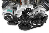 Mid-Mount Complete Accessory System Gen III Hemi Engine Non VVT Fits 2003-2008 5.7L & 2005-2010 6.1L Engines Natural Cast Finish Factory Style Damper Holley