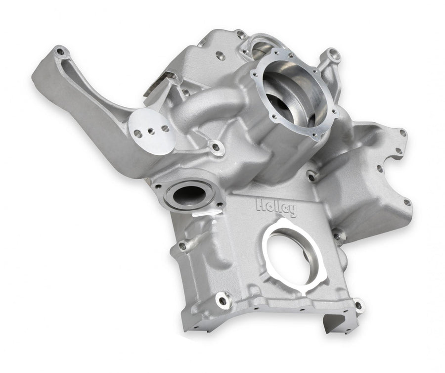 Mid-Mount Complete Accessory System Gen III Hemi Engine Non VVT Fits 2003-2008 5.7L & 2005-2010 6.1L Engines Natural Cast Finish Factory Style Damper Holley