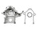 Mid-Mount Complete Accessory System Gen III Hemi Engine Non VVT Fits 2003-2008 5.7L & 2005-2010 6.1L Engines Natural Cast Finish Factory Style Damper Holley