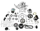 Premium Mid-Mount Complete Accessory System Gen III Hemi Engine Non VVT Fits 2003-2008 5.7L & 2005-2010 6.1L Engines Natural Cast Finish SFI Certified Damper with Billet Aluminum Pulley Holley