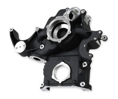 Premium Black Mid-Mount Complete Accessory System Gen III Hemi Engine Non VVT Fits 2003-2008 5.7L & 2005-2010 6.1L Engines Black Finish SFI Certified Damper with Billet Aluminum Pulley Holley