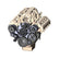 Premium Black Mid-Mount Complete Accessory System Gen III Hemi Engine VVT Fits 2009 & Up 5.7L & 2011 & Up 6.4L Engines Black Finish SFI Certified Damper with Billet Aluminum Pulley Holley