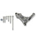 Ford 7.3L Godzilla Alternator and Bracket Kit Fits 2020 & Up Ford 7.3-liter Godzilla Engine with 105-amp Alternator Holley