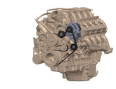 Ford 7.3L Godzilla Alternator and Bracket Kit Fits 2020 & Up Ford 7.3-liter Godzilla Engine with 105-amp Alternator Holley
