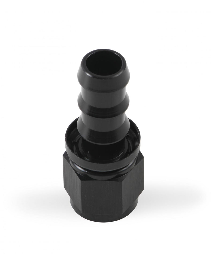 Straight Push-On Hose Ends -10 AN  Black Satin Anodized Finish Mr Gasket