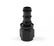 Straight Push-On Hose Ends -10 AN  Black Satin Anodized Finish Mr Gasket