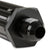 Male Fuel Filter -6 AN 30 Micron Black Fuel Filter with Sintered Bronze Element, AN -6 Male Ends, 30 Micron, Black Anodized Mr Gasket