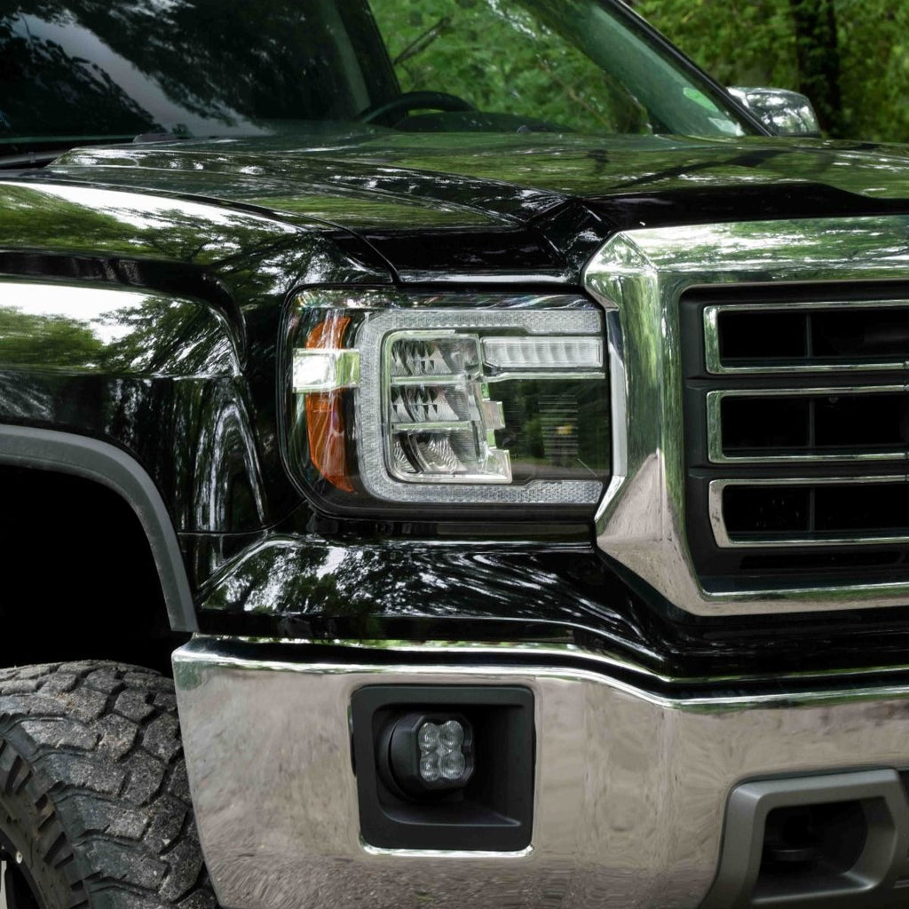 Form Lighting 2014-2018 GMC Sierra 1500 Sequential LED Reflector Headlights (pair) FL0011