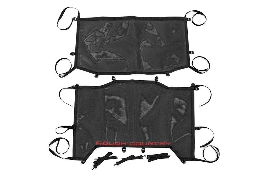 Mesh Bikini Top Plus | Black | Jeep Wrangler JL (21-23)/Wrangler Unlimited (18-23) 