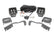 LED Light Kit | Ditch Mount | 2" Black Pair | White DRL | Nissan Frontier (22-26)