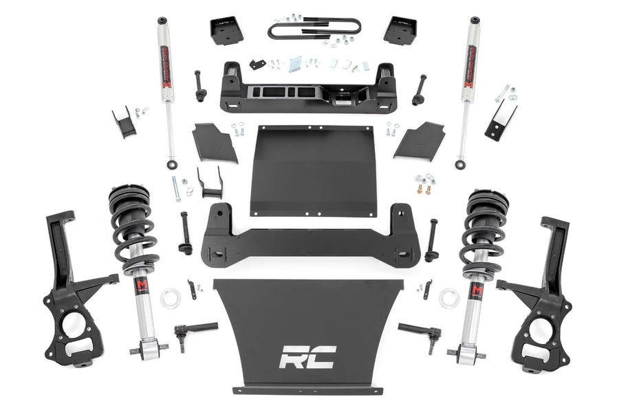 6 Inch Lift Kit | Mono Leaf Rear | M1 Struts/M1 | Chevy Silverado 1500 (25-26)