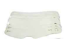 RaceQuip 2mm Clear Helmet Face Shield Tear-Offs - Vesta - Pack of 20 203218RQP