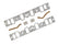Performance Intake Manifold Gaskets Fits 1962-1976 221,260,289, 302 Ford Small Block Windsor Mr Gasket