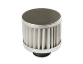 Chrome Valve Cover Breather Push On Style Fits Valve Covers with a 1.22 Inch O.D. Hole Mr Gasket