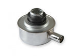 Valve Cover Breather with Logo Push-on style with breather tube chrome Mr Gasket