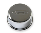 Valve Cover Breather with Logo Push-on Style with 3/4 Inch mounting tube chrome Mr Gasket