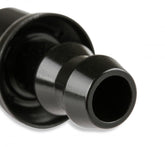 Push-On Hose Ends -6 AN 90 Degree Black Satin Anodized Finish Mr Gasket