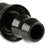 Push-On Hose Ends -6 AN 90 Degree Black Satin Anodized Finish Mr Gasket